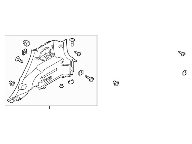 2019 Kia Soul Quarter Panel