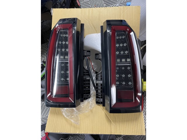 2017 Chevy Suburban 1500 Smoked LED Taillights by Recon Lighting