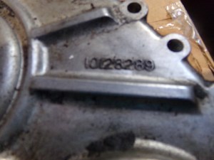 1993 CORVETTE ENGINE TIMING CHAIN COVER