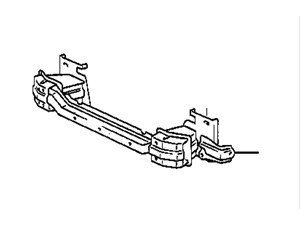2002 Toyota 4Runner limited Front Bumper Reinforcement