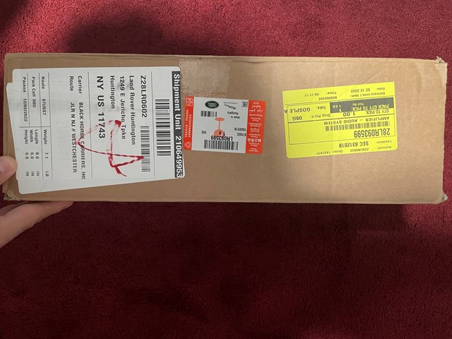 2016 Land Rover Range Rover Amplifier