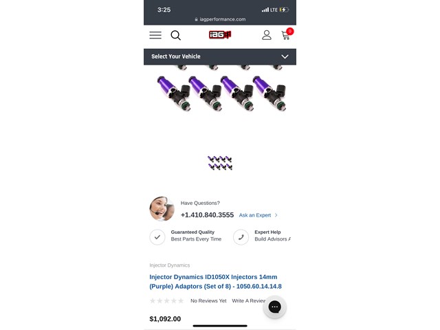 2016 Acura MDX Fuel Injectors
