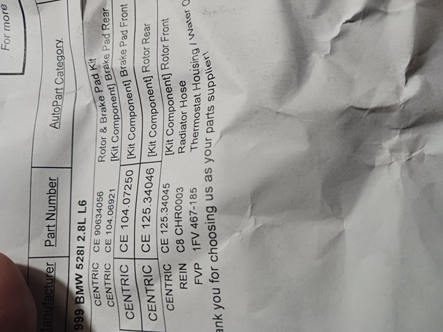 1999 BMW 528i Radiator Hose