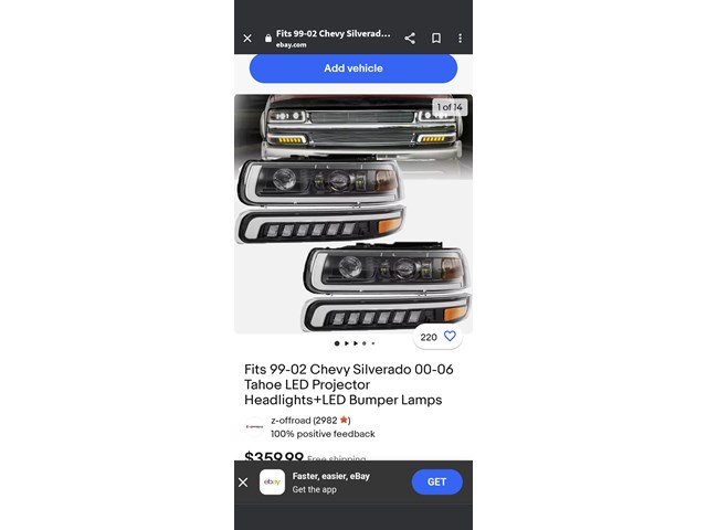 2006 Chevy Tahoe Headlight