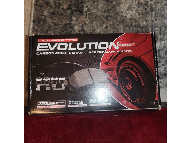 PowerStop Z23-1593 EVOLUTION SPORT CARBON-FIBER BRAKE PADS FRONT