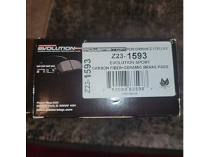 PowerStop Z23-1593 EVOLUTION SPORT CARBON-FIBER BRAKE PADS FRONT
