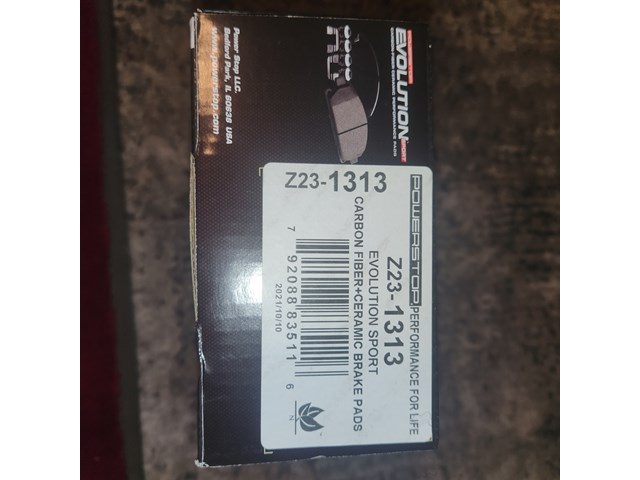 PowerStop Z23-1313 EVOLUTION SPORT CARBON-FIBER BRAKE PADS REAR