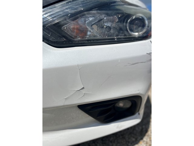 USED- Painted QAB Pearl White, Front Bumper Cover Fascia Compatible with 2016 20