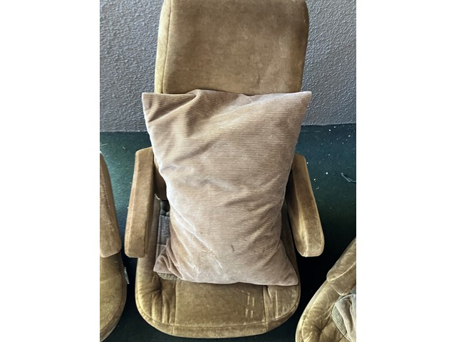 1990 Ford E250 Rear Seats - Matching Pair with Mounting Mechanisms