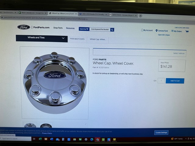 2005-2016 Ford F250, F350, F450, F550 Wheel Cover