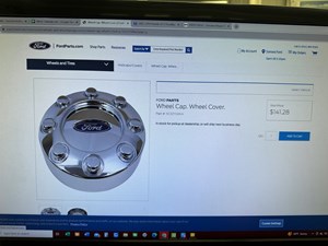 2005-2016 Ford F250, F350, F450, F550 Wheel Cover