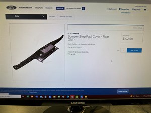 2008-2014 Ford F150 Rear Bumper STEP PAD