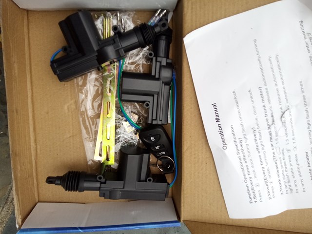 Universal Remote central door locking system 