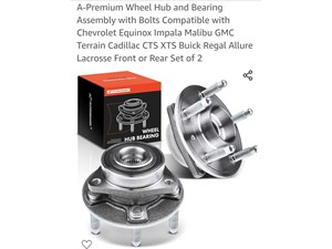 2014 Chevy Malibu Wheel Hub Bearing assembly new