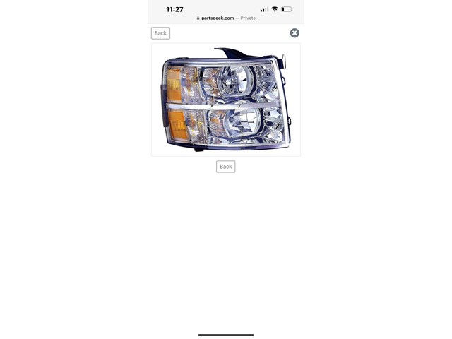 2008 Chevy Silverado 1500 Headlight