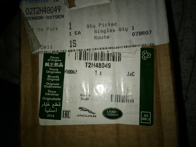 2013 -2023 Jaguar Oxygen Sensor Part# T2H48049