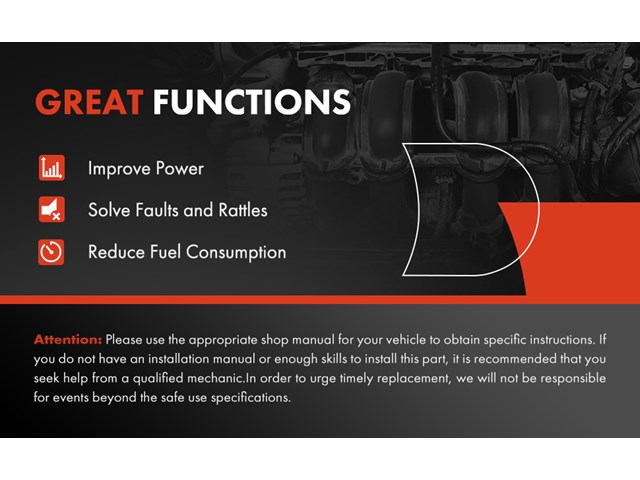 A-Premium Engine Intake Manifold Assembly W/Thermostat & Gasket [fits for SOHC, 