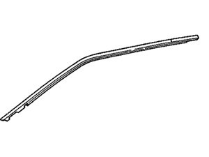10148802 NOS RH FRT DOOR WINDOW RETAINER/MOLDING 88-94 W 2 DOOR