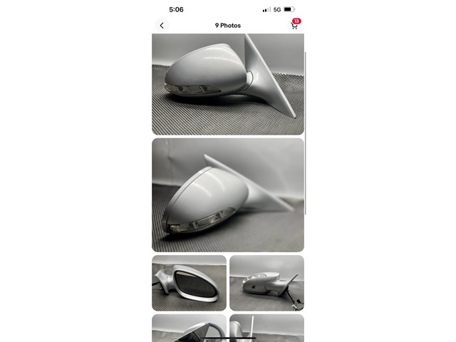 2006-2008 Mercedes CL500 LH Side View Mirror