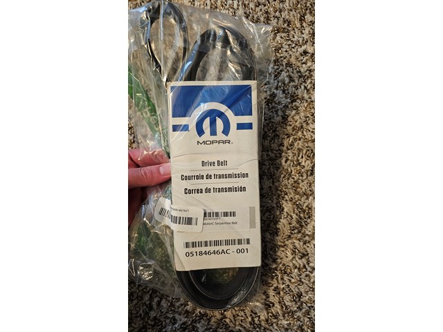 Serpentine Belt - Mopar (5184646AC)