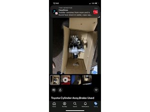 2009 Toyota Prius Brake Master Cylinder