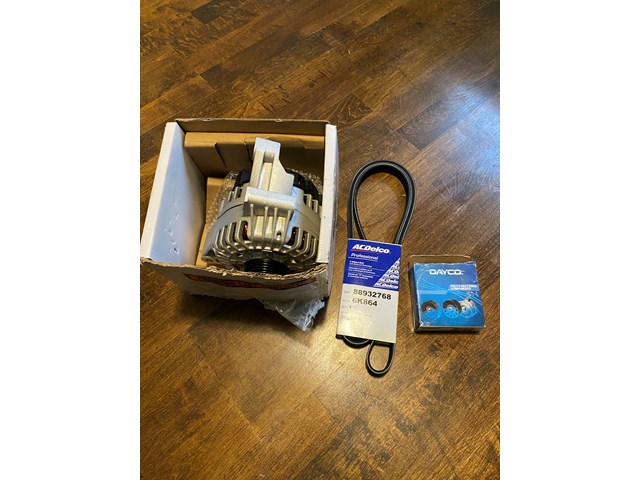 2006 Buick Rendezvous Alternator, Belt & Tensioner NEW