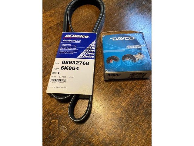 2006 Buick Rendezvous Alternator, Belt & Tensioner NEW