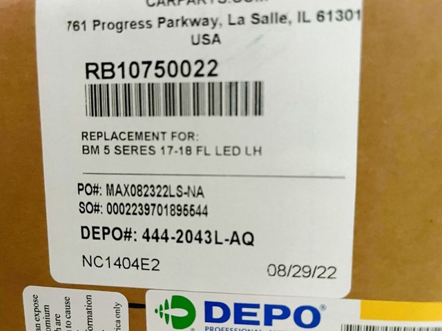 2019 BMW 530e Fog Light