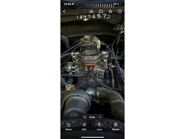 1991 Chevy Silverado 1500 Edelbrock Carburetor