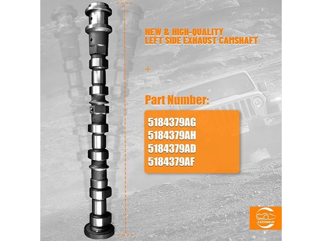 2011 - 2022 Jeep Wrangler Left Intake Camshaft