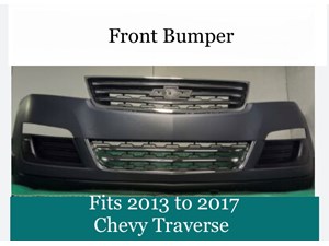 Front Bumper Chevy Traverse ( Fits 2013 , 2014 , 2015 , 2015 , 2017)