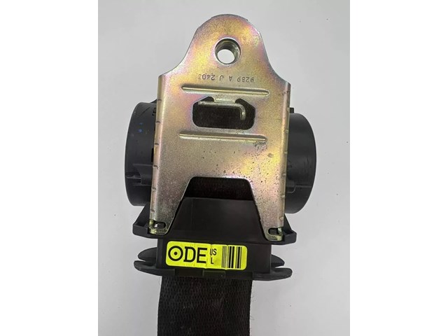 01-05 BMW 325XI 2.5L Front Left Driver Side Seat Upper Belt W/ Buckle Black OEM