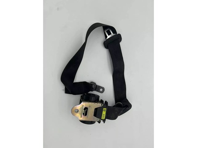 01-05 BMW 325XI 2.5L Front Left Driver Side Seat Upper Belt W/ Buckle Black OEM