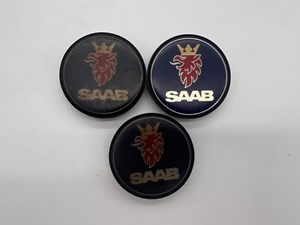 Saab 1999-2012 9-2X 9-3 9-5 9-7X 12802437 Center Caps Hubcaps Set of 3