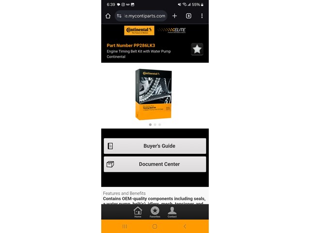 2003 Acura CL Timing belt kit with water pump and oil seal