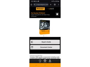 2003 Acura CL Timing belt kit with water pump and oil seal