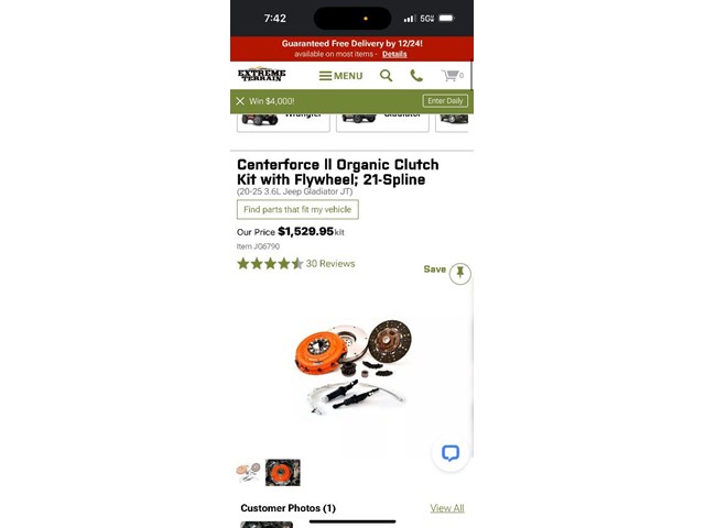 2021 Jeep Gladiator Clutch