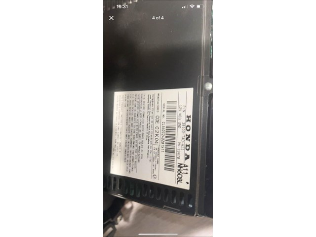 2012 Honda Accord Radio