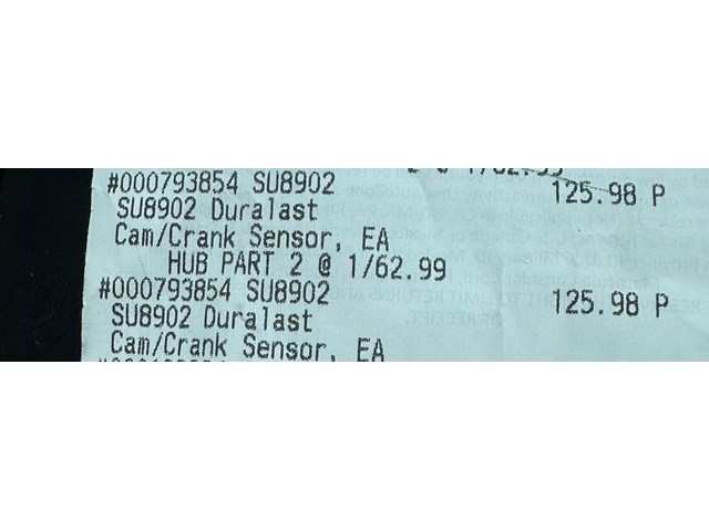 2008 Saturn Vue Crank/cam Position Sensor