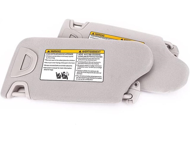 2pc Car Left Right Tan Sun Visor Compatible with Nissan Altima 2013-2016