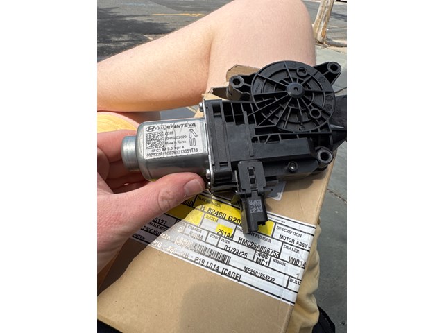 2019 Hyundai Ioniq Hybrid Power Window Motor