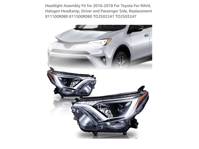 2017 Toyota RAV4 Headlight