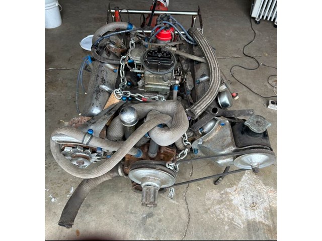 1967 Oldsmobile Cutlass 330 Engine and Transmission (Wheatfield, Indiana)
