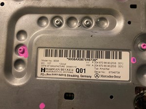 2008 Mercedes C300 Amplifier