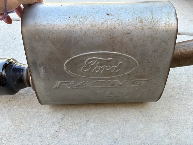 Borla Ford Racing Muffler w/ Exhaust tips