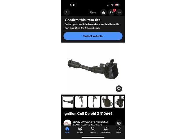 2014 Ford Fusion Ignition Coil