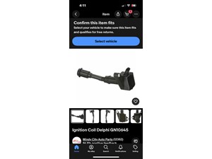 2014 Ford Fusion Ignition Coil