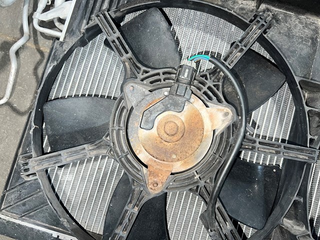03-07 Infiniti G35 Coupe Auto Trans Radiator AC Condenser Cooling Fan Assembly