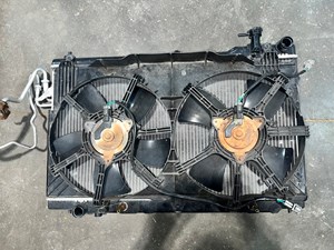 03-07 Infiniti G35 Coupe Auto Trans Radiator AC Condenser Cooling Fan Assembly