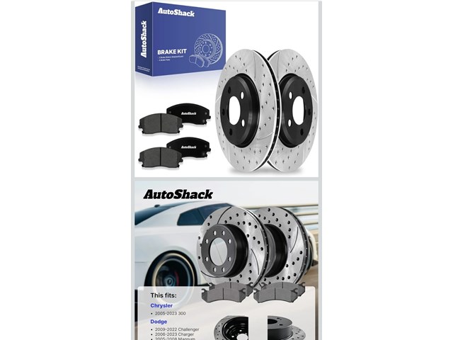 2021 Chrysler 300 Front Rotor set